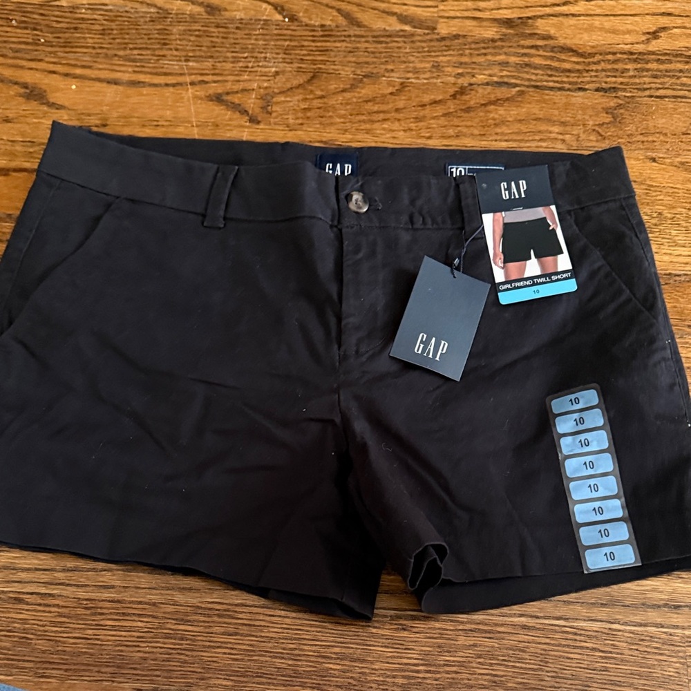 GAP Black Girlfriend Tailored Shorts